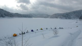 桂沢湖　ワカサギ釣り