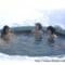 しかりべつ湖コタンの氷上露天風呂